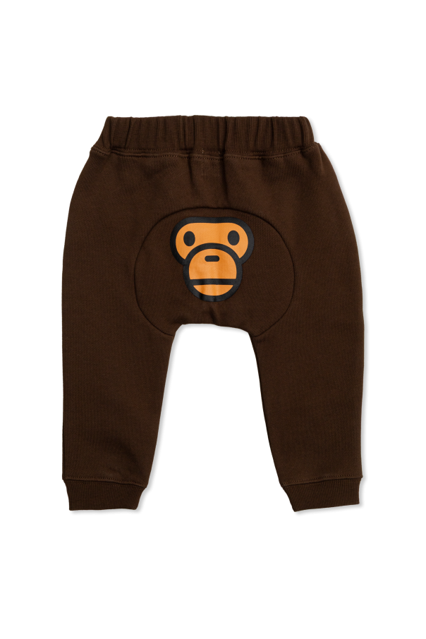 A BATHING APE® Kids Spodnie z nadrukiem