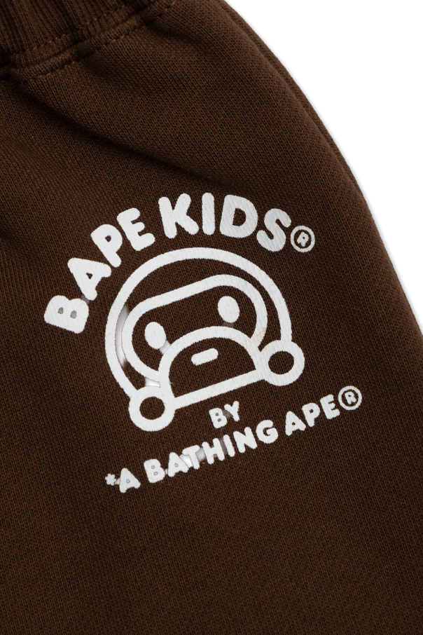 A BATHING APE® Kids Spodnie z nadrukiem