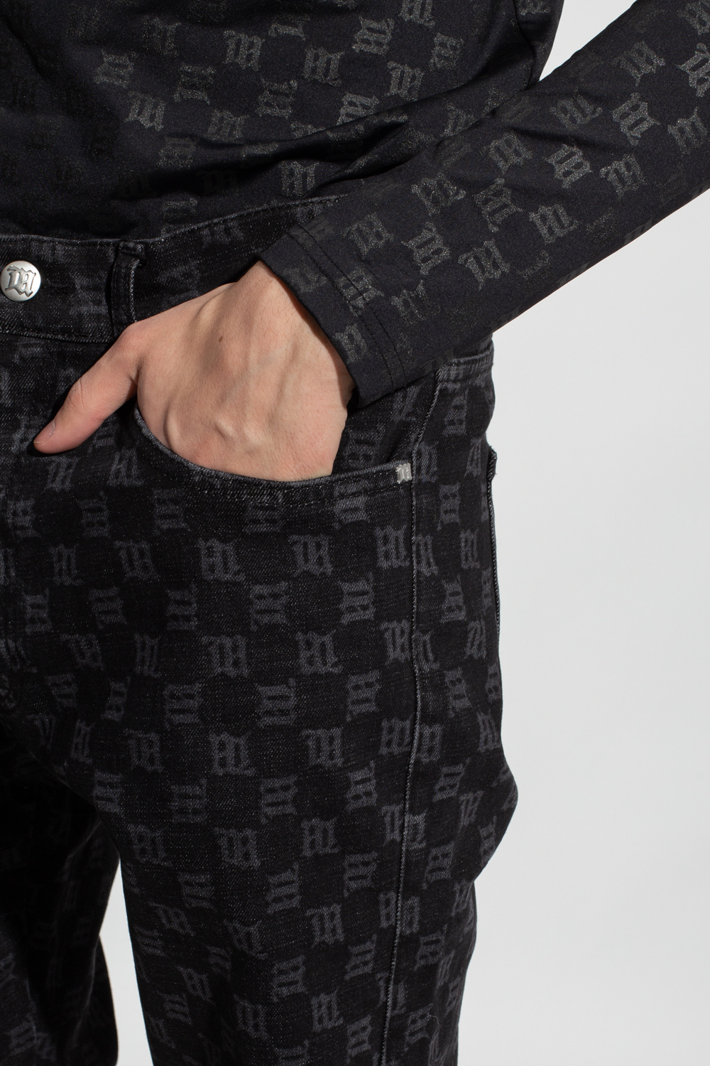 Men's Clothing, MISBHV 'Monogram' denim shorts, IetpShops