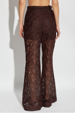 Zimmermann Lace pants with flared legs