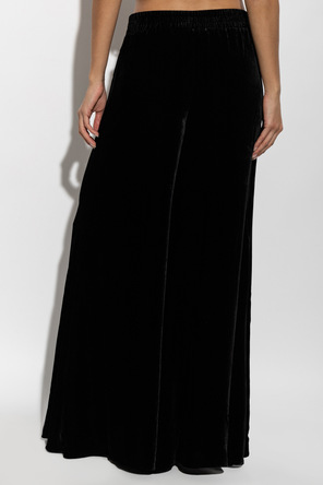 Zimmermann Velvet Wide-Leg Pants