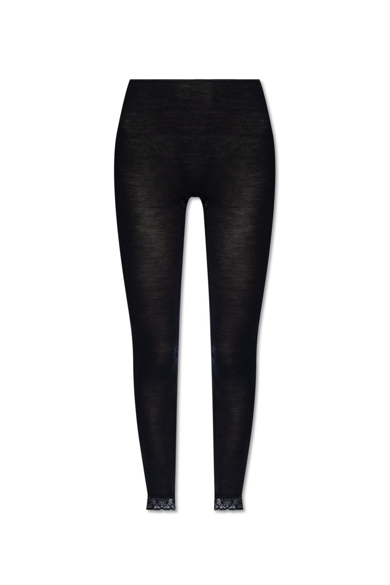 Black Lace-trimmed leggings Hanro - Vitkac Canada