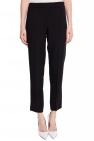 Emporio Armani Pleat-front trousers with vents