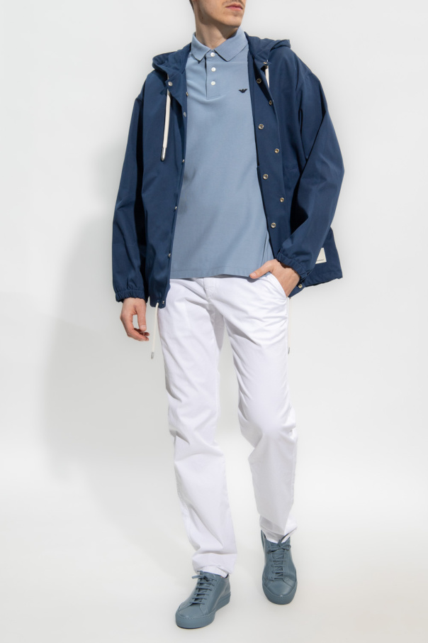 Giorgio Armani Emporio Armani colour-block short-sleeve shirt
