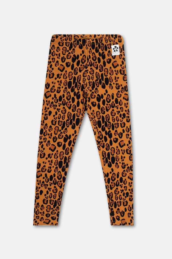Leopard-print leggings od Mini Rodini