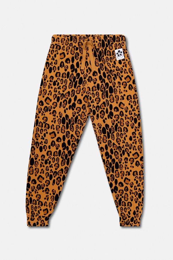 Leopard-print trousers od Mini Rodini