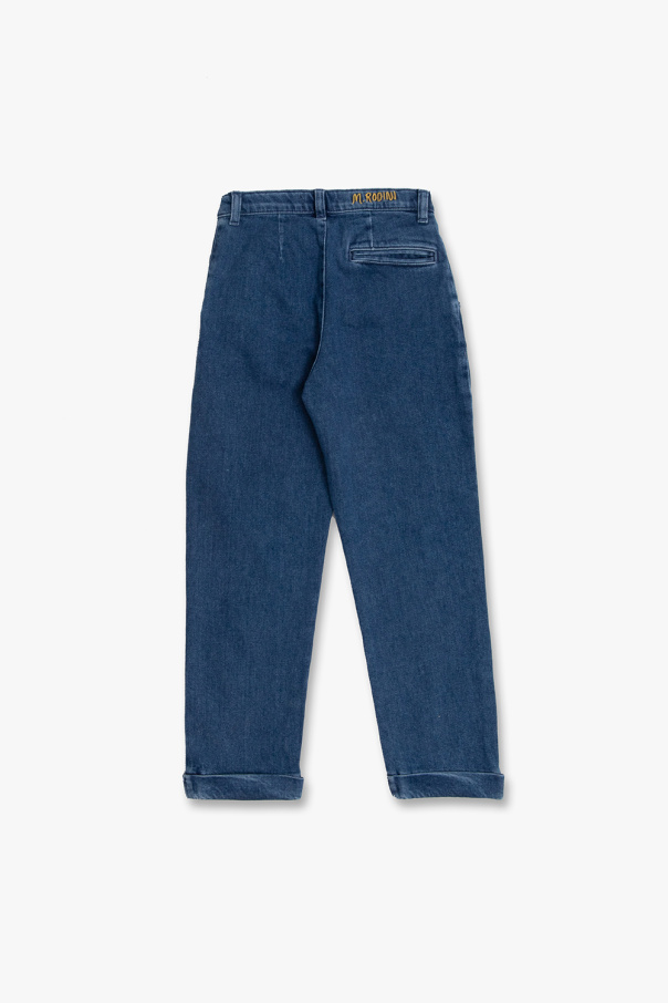 Mini Rodini French Connection Super-skinny jeans med stretch i mørkeblå