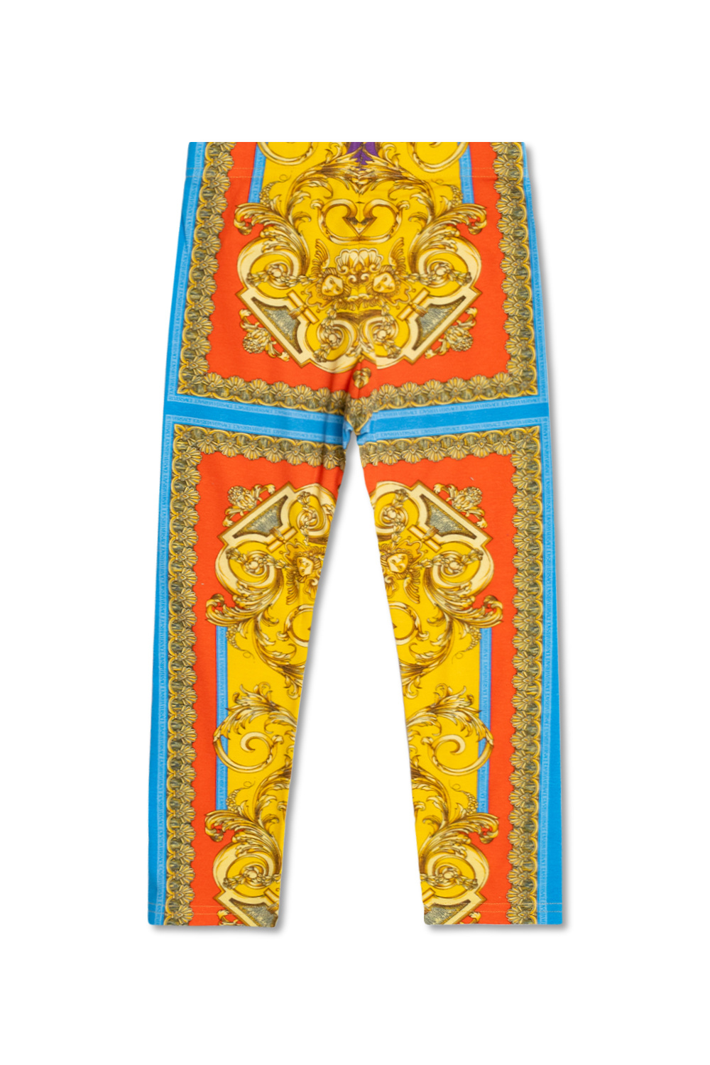 Versace Kids Patterned leggings