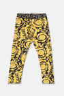 Versace Kids YELLOW Cotton leggings