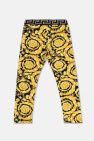 Versace Kids YELLOW Cotton leggings