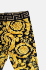 Versace Kids YELLOW Cotton leggings