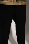 Versace Pleat-front Pigment trousers