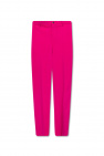 Versace Wool pleat-front trousers