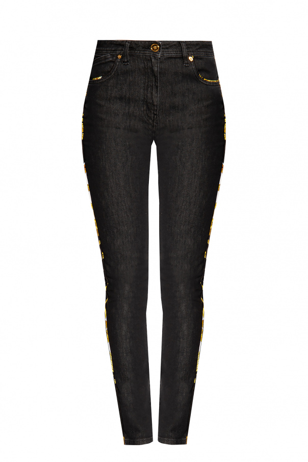 Versace high-waisted cropped skinny jeans