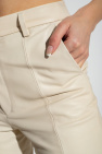 forte forte Leather trousers