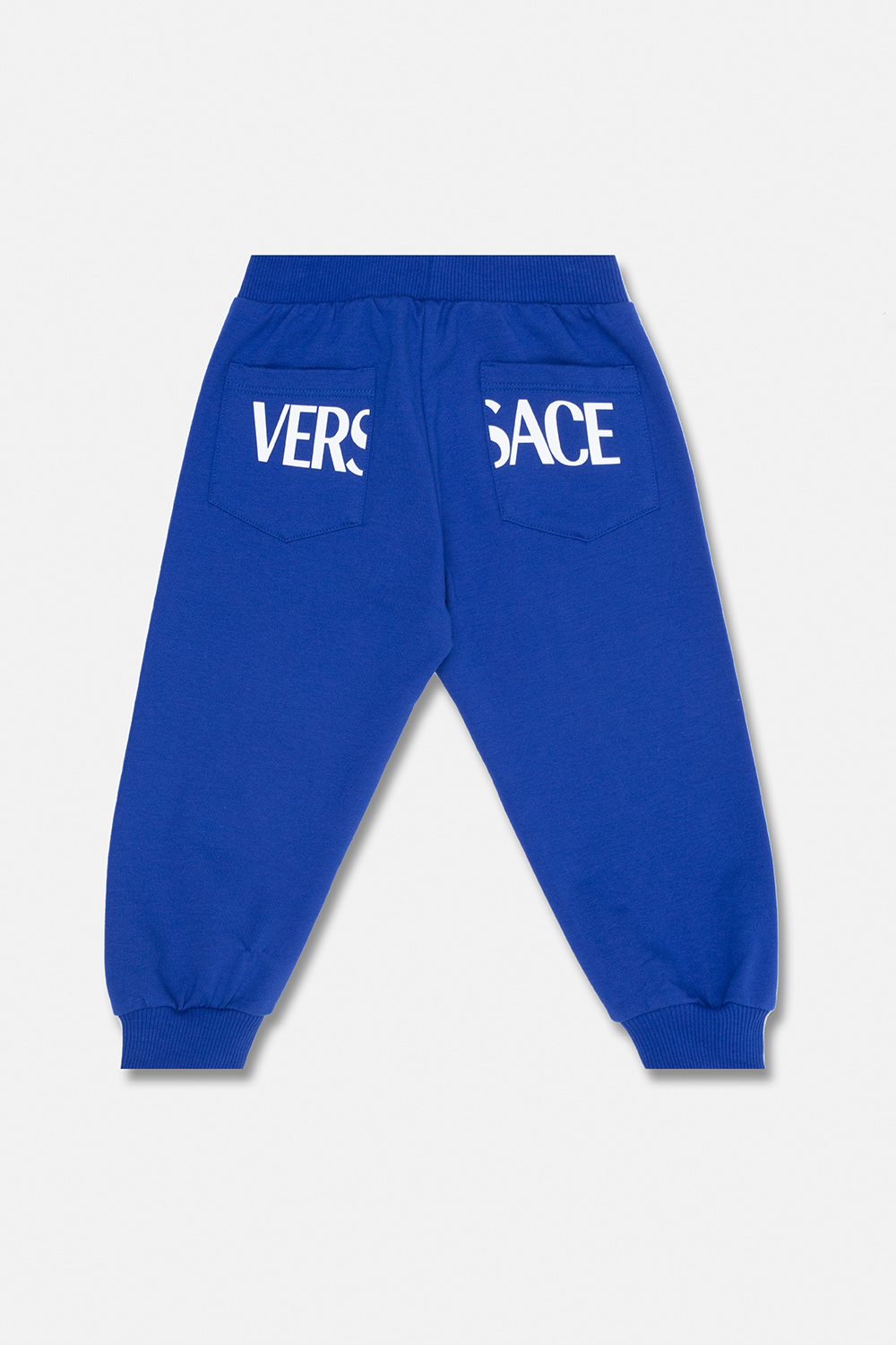 Versace Kids Blank NYC Back On Track Pantaloncini di jeans effetto molto invecchiato