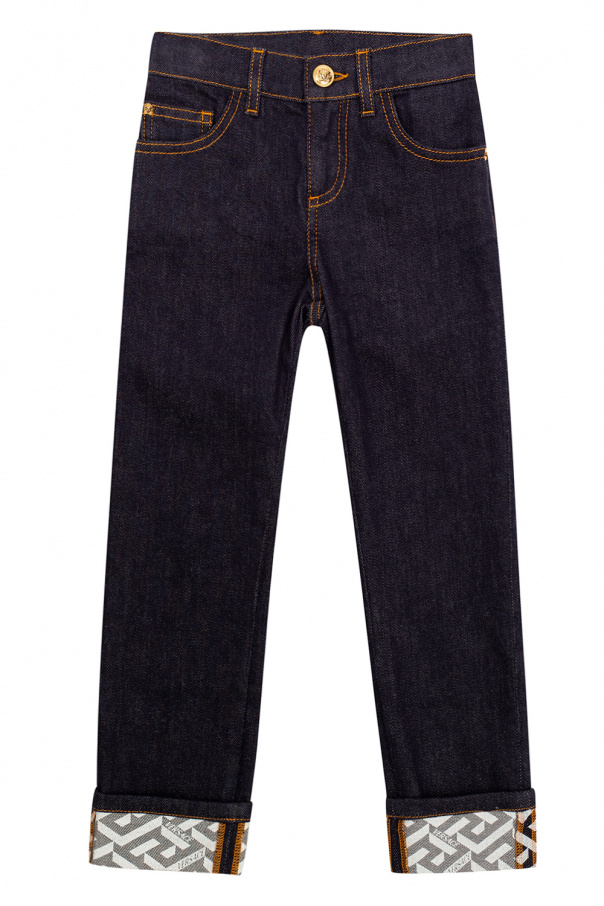 Versace Kid Inject some luxury into your denim line-up with these vintage-inspired jeans from
