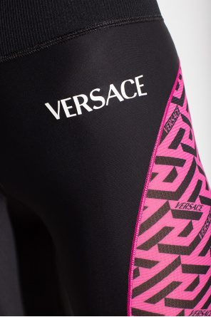 Versace Leggings with ‘La Greca’ pattern