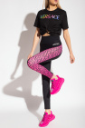 Versace BLACK Leggings with ‘La Greca’ pattern