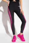 Versace BLACK Leggings with ‘La Greca’ pattern