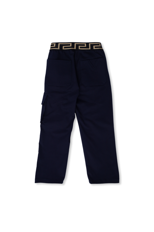 Versace Kids Bawełniane spodnie typu ‘cargo’