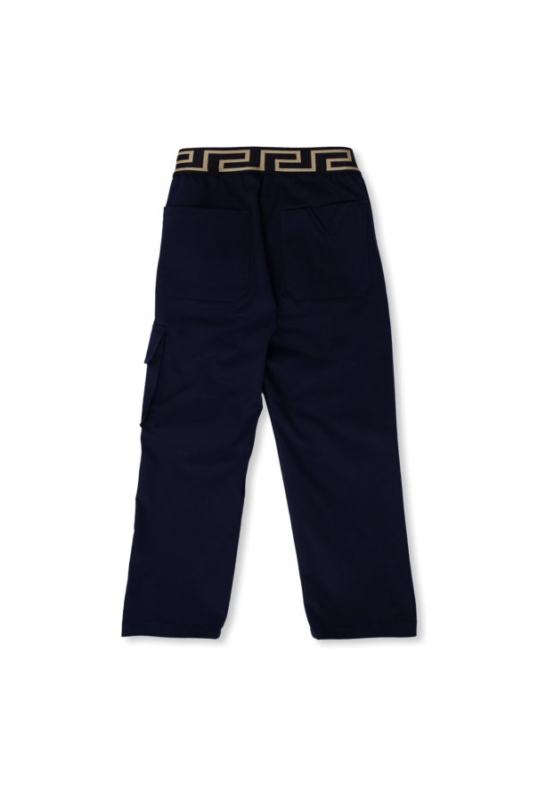 Versace Kids Cotton cargo Giuseppe trousers