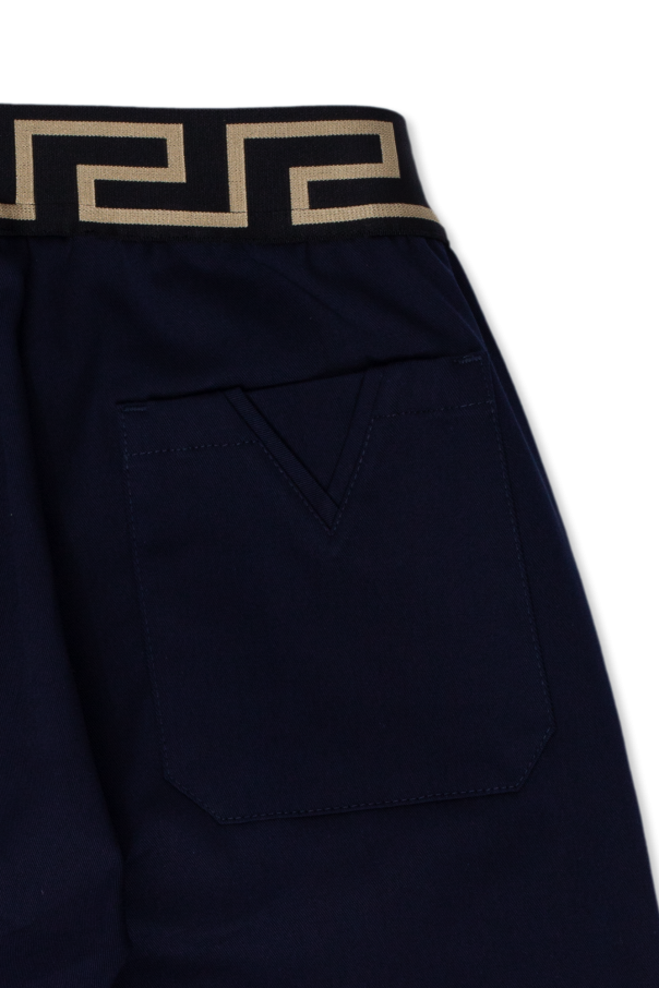 Versace Kids Bawełniane spodnie typu ‘cargo’