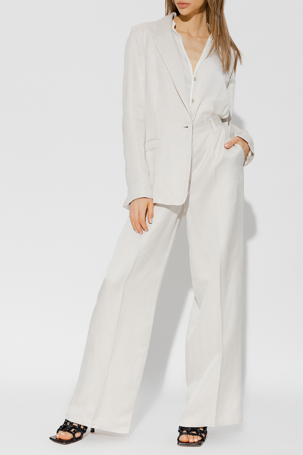 forte_forte Pleat-front trousers