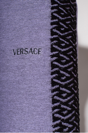 Versace Womens Blue Pinstripe Dress