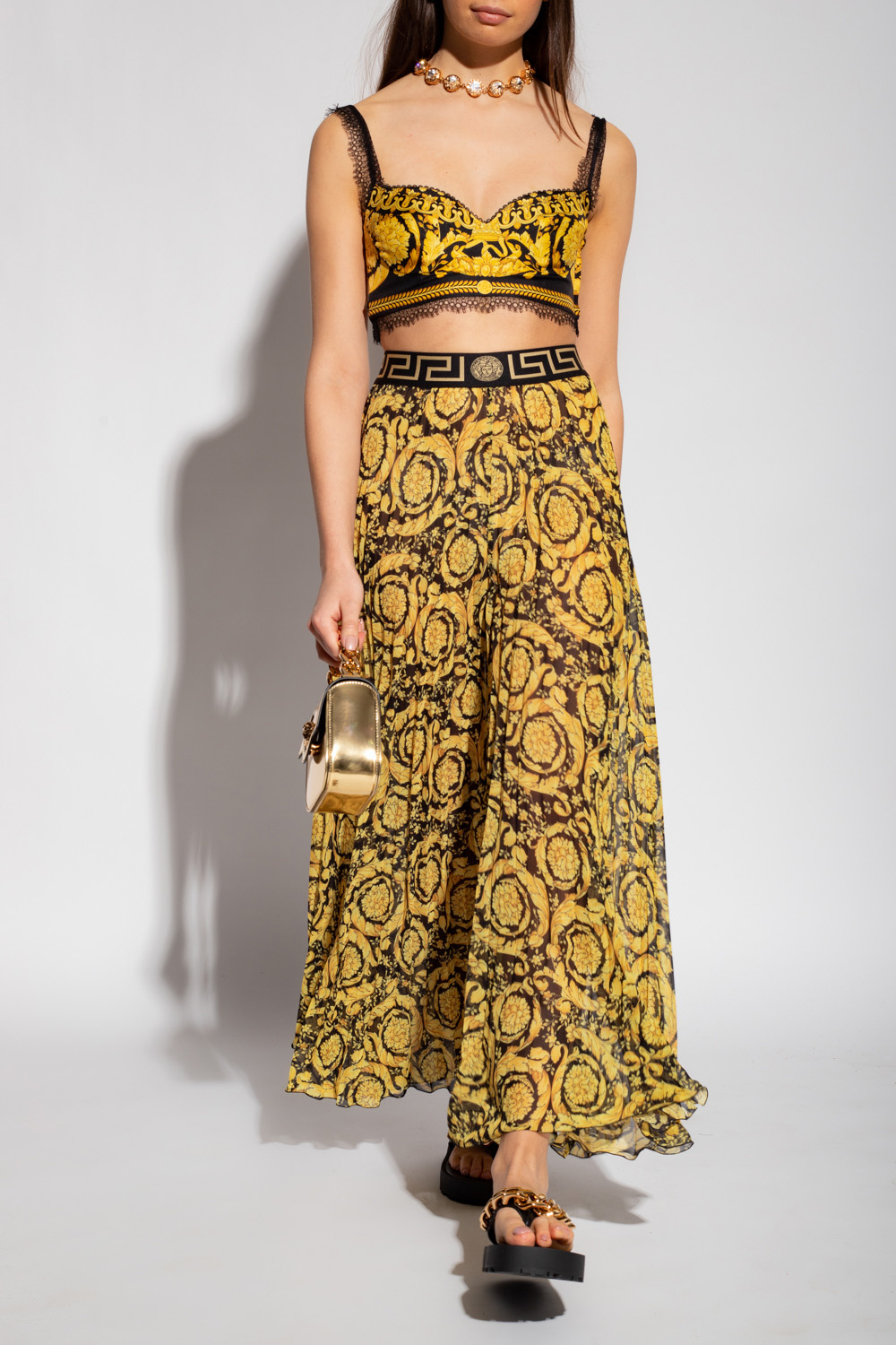 Versace Pleated trousers