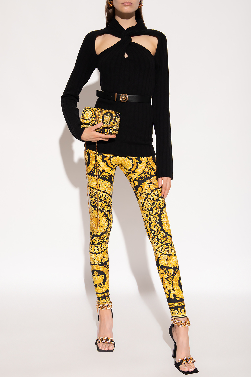 Versace Patterned leggings