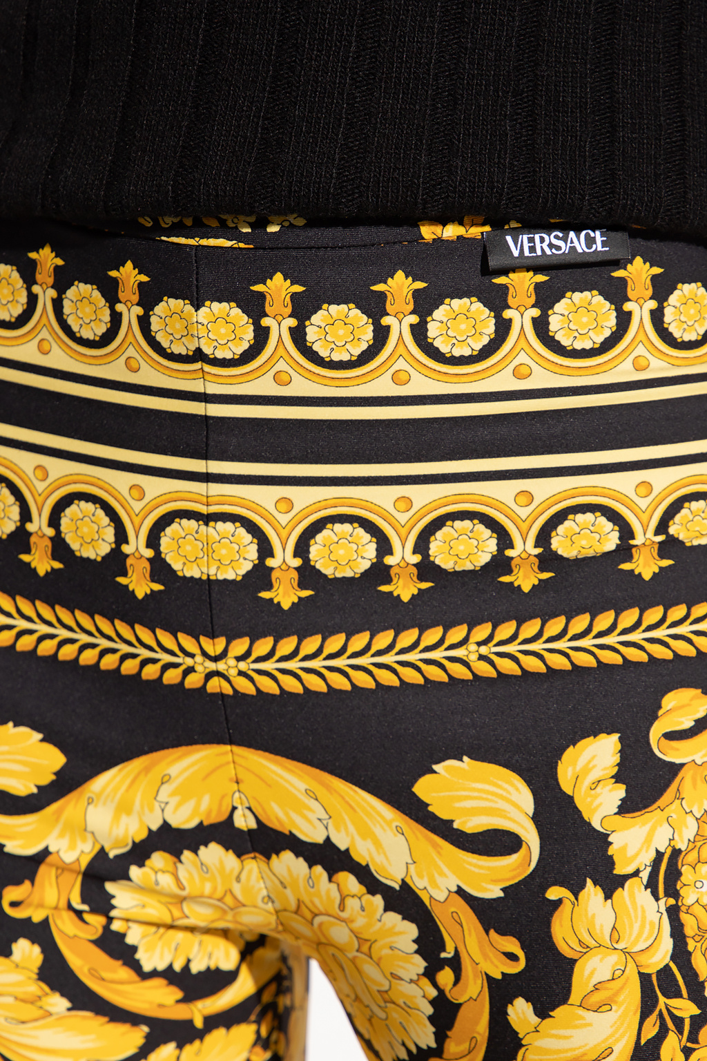 Black Patterned leggings Versace - Vitkac Canada