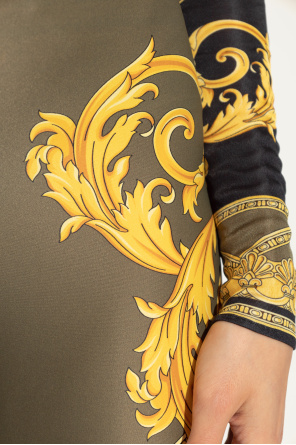 Versace Leggings with the `La Coupe des Dieux` pattern
