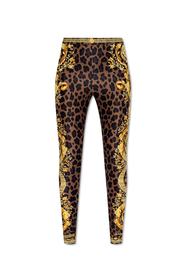 Versace Leggings with animal motif