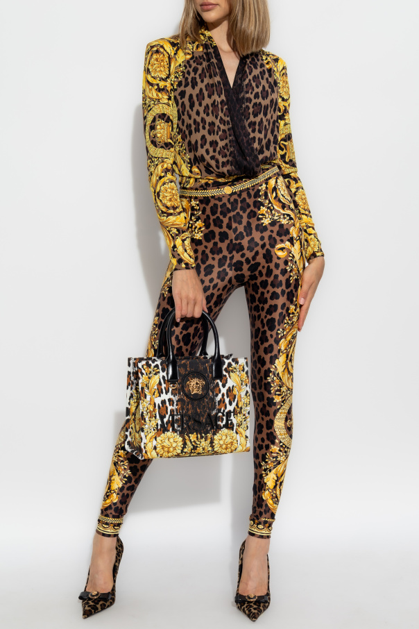 Versace Leggings with animal motif