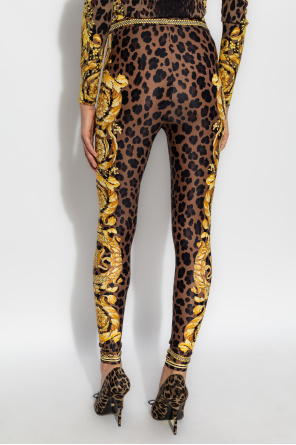 Versace Leggings with animal motif