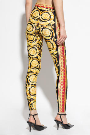 Versace Leggings with 'Barocco' print