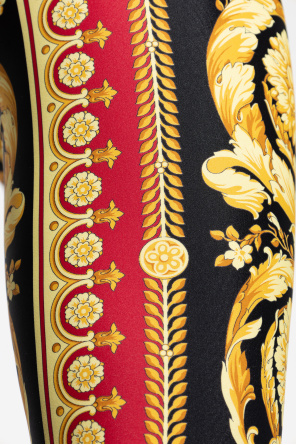 Versace Leggings with 'Barocco' print