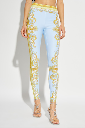 Versace Legginsy z nadrukiem