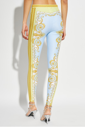Versace Legginsy z nadrukiem