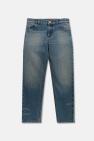 distressed-detail skinny-fit jeans