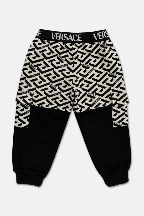 Versace Kids Sweatpants with pockets