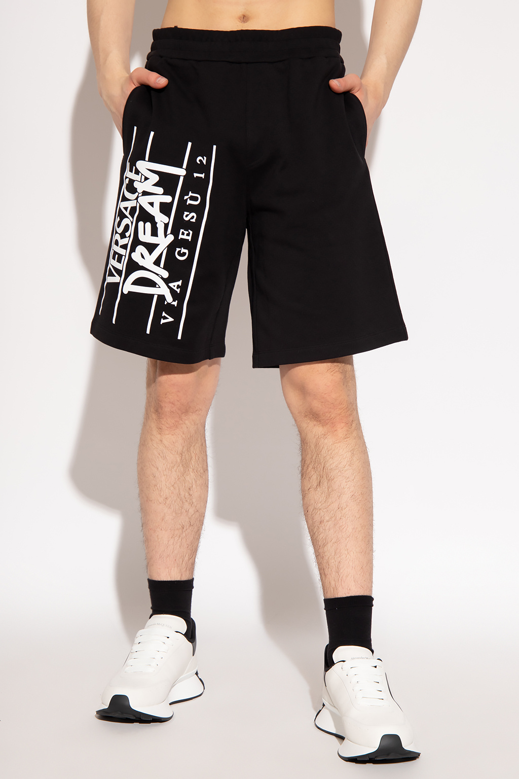 Versace Prada side pocket Bermuda shorts