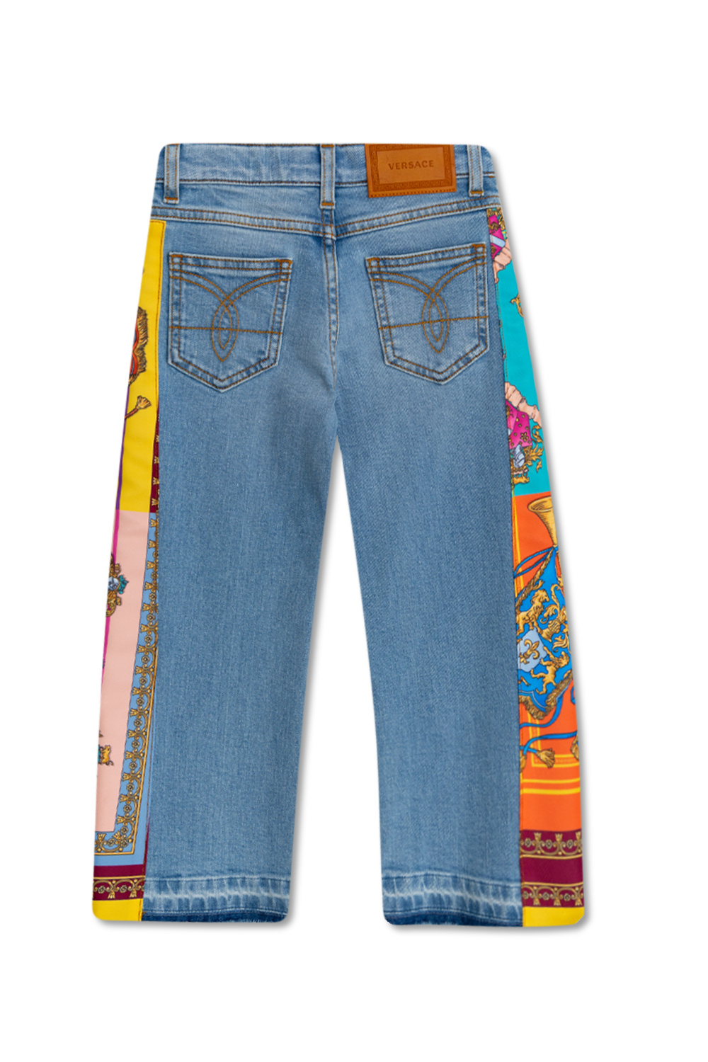 Versace Kid Jeans with decorative panels