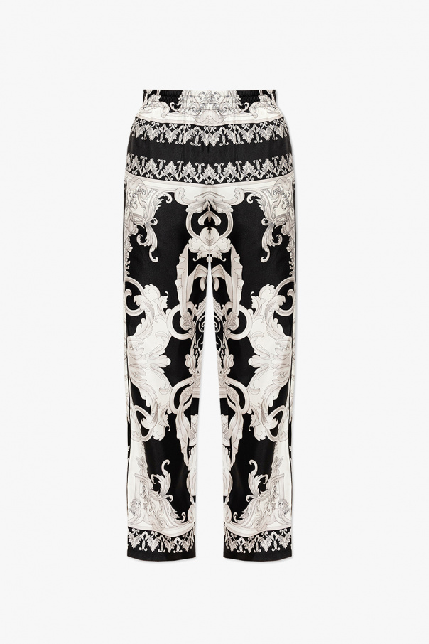 Versace Silk pyjama Wrap trousers