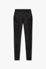 Versace BLACK Wool trousers