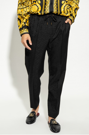 Versace Trousers with La Greca pattern