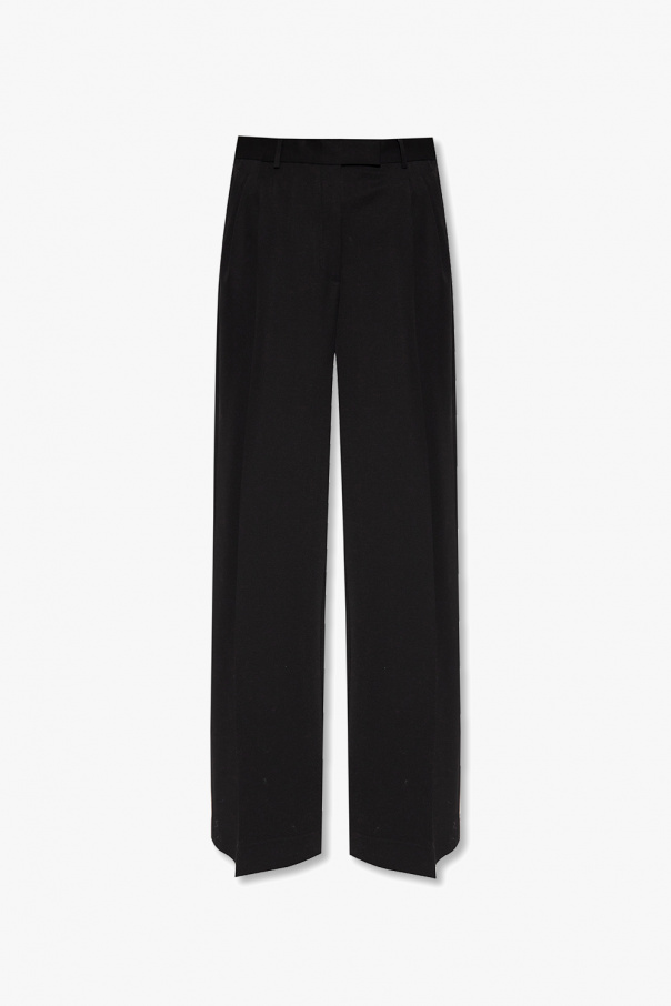 Versace Wide-legged Dark trousers