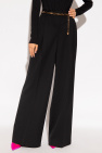 Versace BLACK Wide-legged trousers
