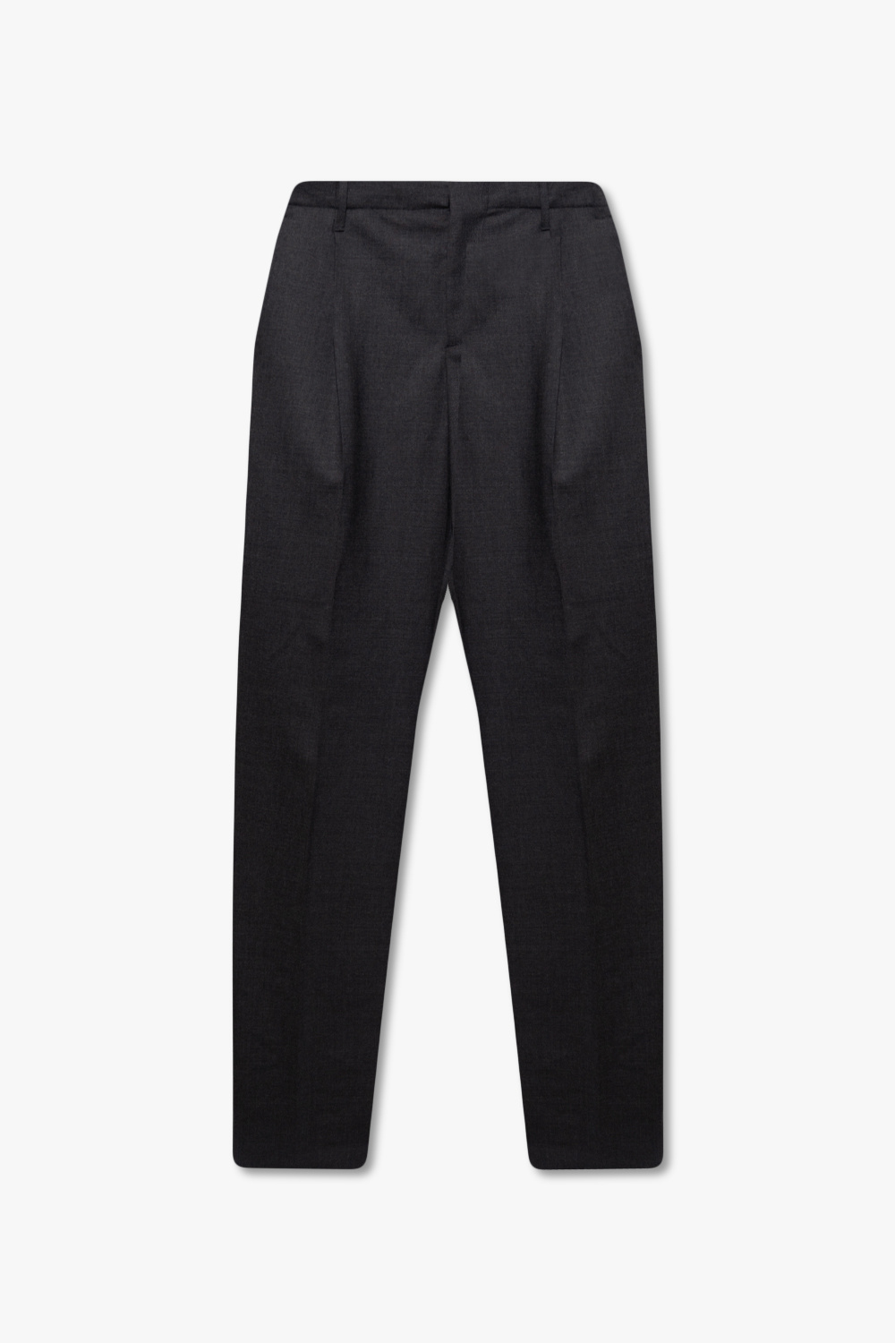 Versace Wool pleat-front Vallance trousers